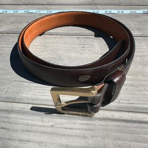 Men's Kenneth Cole Brown Leather Belt